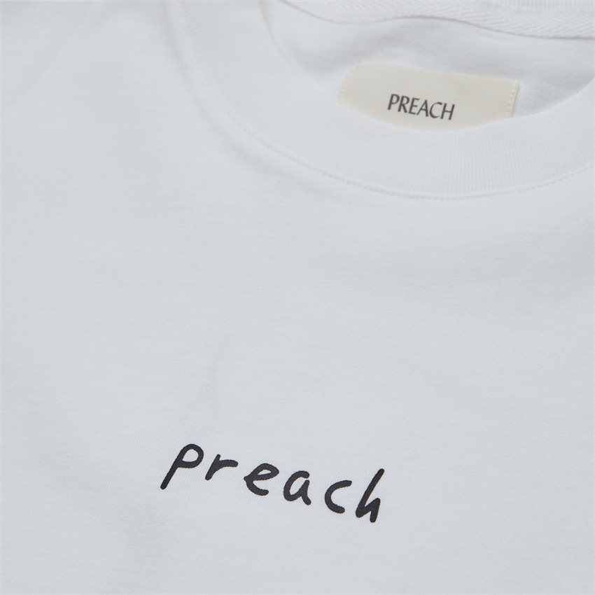 PREACH T-shirts WATCHING SCREEN TEE 206221 OFF WHITE